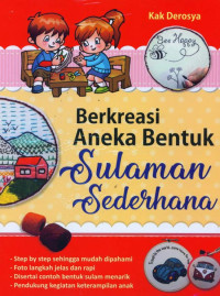 Image of Berkreasi Aneka Bentuk Sulaman Sederhana
