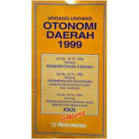 Image of UNDANG - UNDANG OTONOMI DAERAH